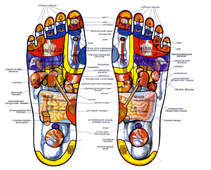 Особая точка на пальце